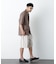 ｢FRENCH LINEN｣ ベルテッドワイドショーツ