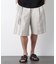 ｢FRENCH LINEN｣ ベルテッドワイドショーツ
