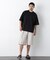 ｢FRENCH LINEN｣ ベルテッドワイドショーツ