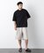 ｢FRENCH LINEN｣ ベルテッドワイドショーツ