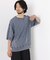 ケミカル加工袖線切替えTシャツ
