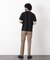 「モダンコンフォート」ヘリンボン クルーネックTシャツ 半袖