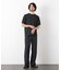 「モダンコンフォート」ヘリンボン クルーネックTシャツ 半袖