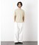 「モダンコンフォート」ヘリンボン クルーネックTシャツ 半袖