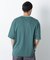2トーンシルケット切り替えTシャツ 半袖