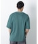 2トーンシルケット切り替えTシャツ 半袖