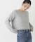 TRICOTS JEAN MARC／ボートネックショートプルオーバー