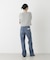 TRICOTS JEAN MARC／ボートネックショートプルオーバー
