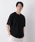 リンクスジャガードリーフ柄Tシャツ