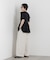 SUMMER VEIL KNIT ペプラムニットカーディガン