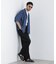 NewOnTrousers ウォッシュサテンWide テーパー