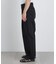NewOnTrousers ウォッシュサテンWide テーパー