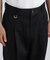 NewOnTrousers ウォッシュサテンWide テーパー