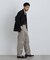 NewOnTrousers ウォッシュサテンWide テーパー