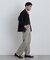 NewOnTrousers ウォッシュサテンWide テーパー