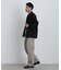 NewOnTrousers ウォッシュサテンWide テーパー