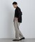 NewOnTrousers ウォッシュサテンWide テーパー