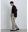 NewOnTrousers ウォッシュサテンWide テーパー