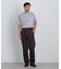 NewOnTrousers ウォッシュサテンWide テーパー