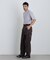 NewOnTrousers ウォッシュサテンWide テーパー