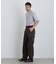 NewOnTrousers ウォッシュサテンWide テーパー