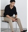 NewOnTrousers フェードサテンSlim テーパー
