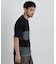 ニットコンビボーダーTシャツ 半袖
