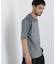 ニットコンビボーダーTシャツ 半袖