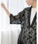 WEB限定／フラワーレーススキッパープルオーバーシャツ
