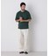 リブボーダーポケットTシャツ 半袖