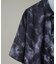 NORMANBROS／ショート丈オーバーサイズ総柄シャツ 半袖