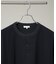 NORMANBROS／ショート丈ワッフルヘンリーネックTシャツ 半袖