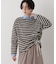 ボーダー2wayカットトップス