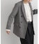 シャンブレーシャークスキンダブルジャケット(セットアップ可)