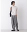 「毛玉レスニット」ファインゲージクルーネック