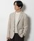 ｢DamerinoJacket｣ カシミヤミックスウォッシャブルツイードジャケット