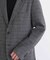 「DamerinoJacket」LANATEC(R) グレンチェックツイードジャケット