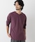 「surplus」デザインヘンリーネックTシャツ 長袖