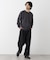 ソフトメランジクルーネックTシャツ 長袖