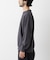 ソフトメランジクルーネックTシャツ 長袖