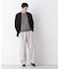 WEB限定／TCツイルワイドタックカーブパンツ
