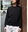 WEB限定／度詰めプレーティングクロップドTシャツ長袖