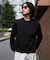 WEB限定／度詰めプレーティングクロップドTシャツ長袖