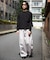 WEB限定／度詰めプレーティングクロップドTシャツ長袖