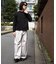 WEB限定／度詰めプレーティングクロップドTシャツ長袖