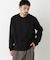 WEB限定／度詰めプレーティングクロップドTシャツ長袖