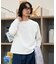 WEB限定／度詰めプレーティングクロップドTシャツ長袖