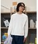 WEB限定／度詰めプレーティングクロップドTシャツ長袖