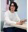 WEB限定／度詰めプレーティングクロップドTシャツ長袖