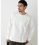 WEB限定／度詰めプレーティングクロップドTシャツ長袖